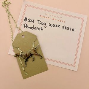 Handmade resin necklace